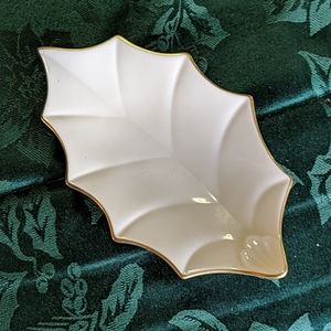 Lenox leaf small dish